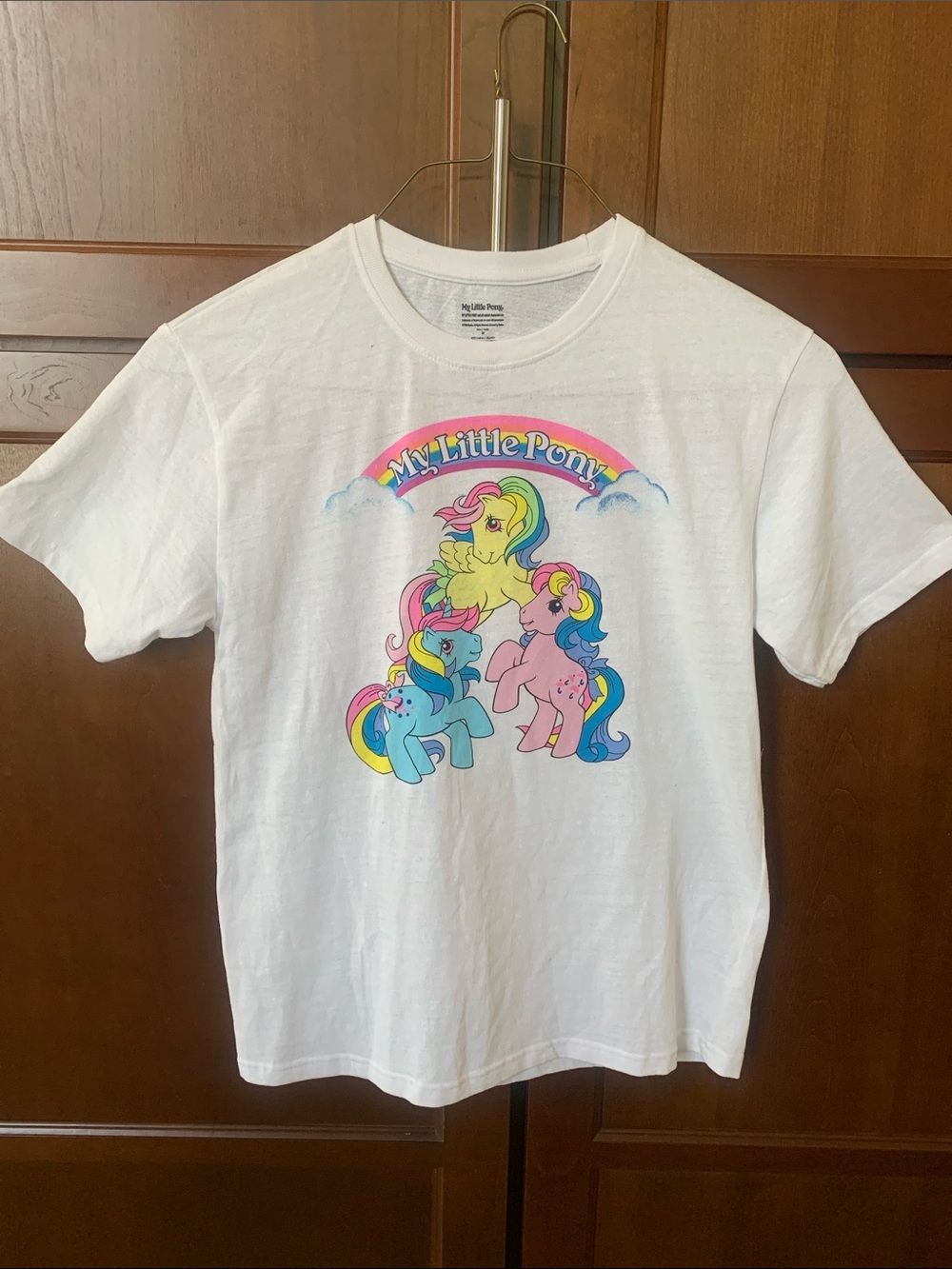 My Little Pony Pastel Rainbow Graphic Tee Shirt Women’s Medium